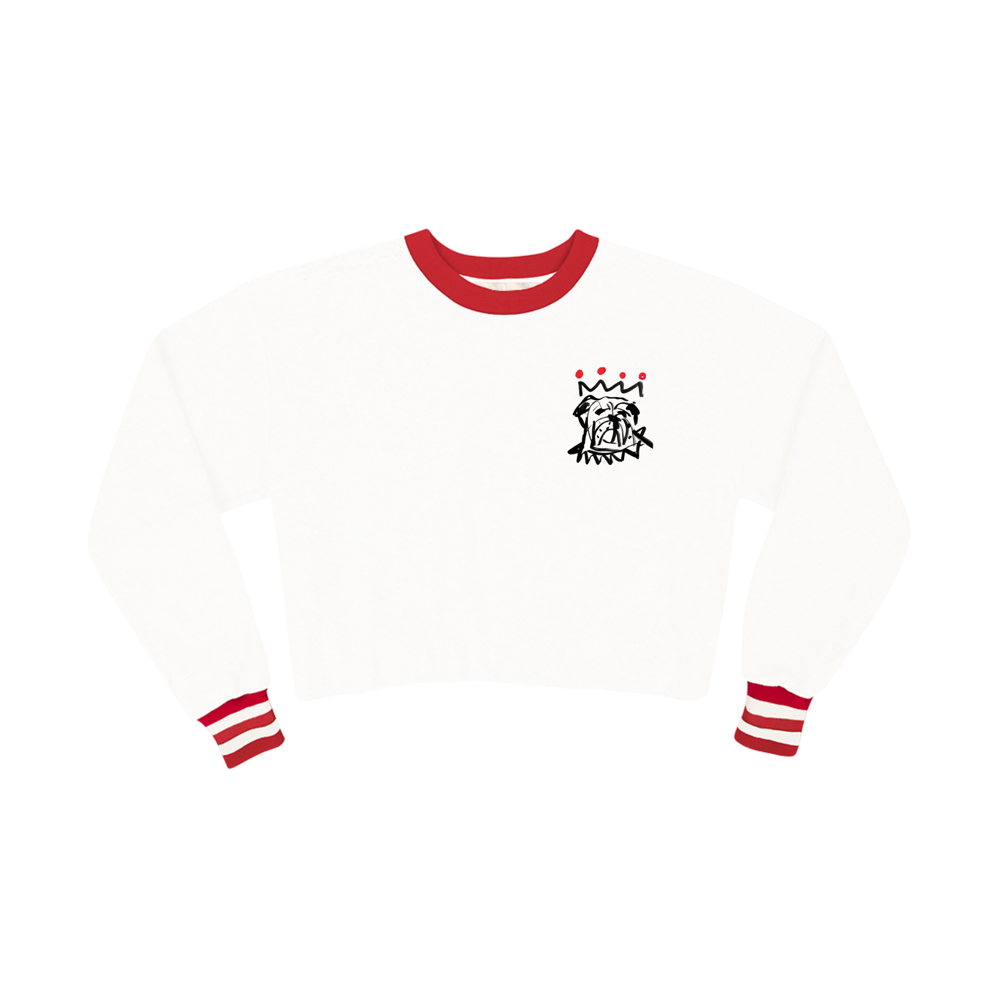 The Red x Black Ladies Varsity Sweatshirt
