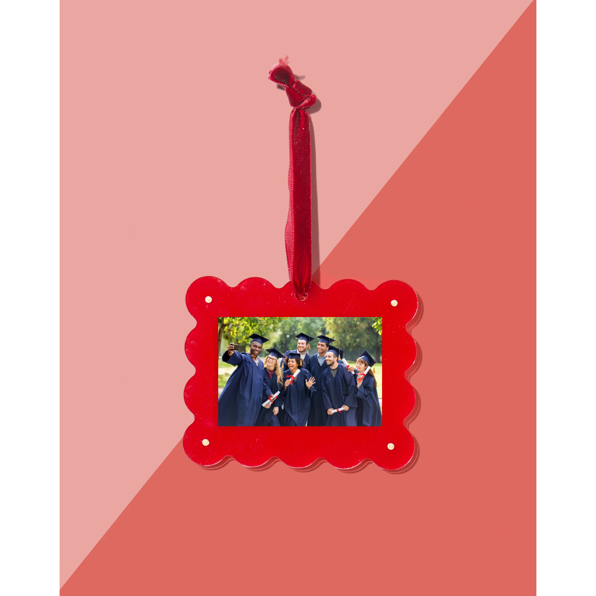 Red Frame Ornament