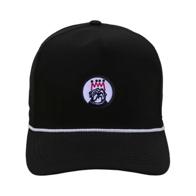 Vintage Black Patch Rope Hat