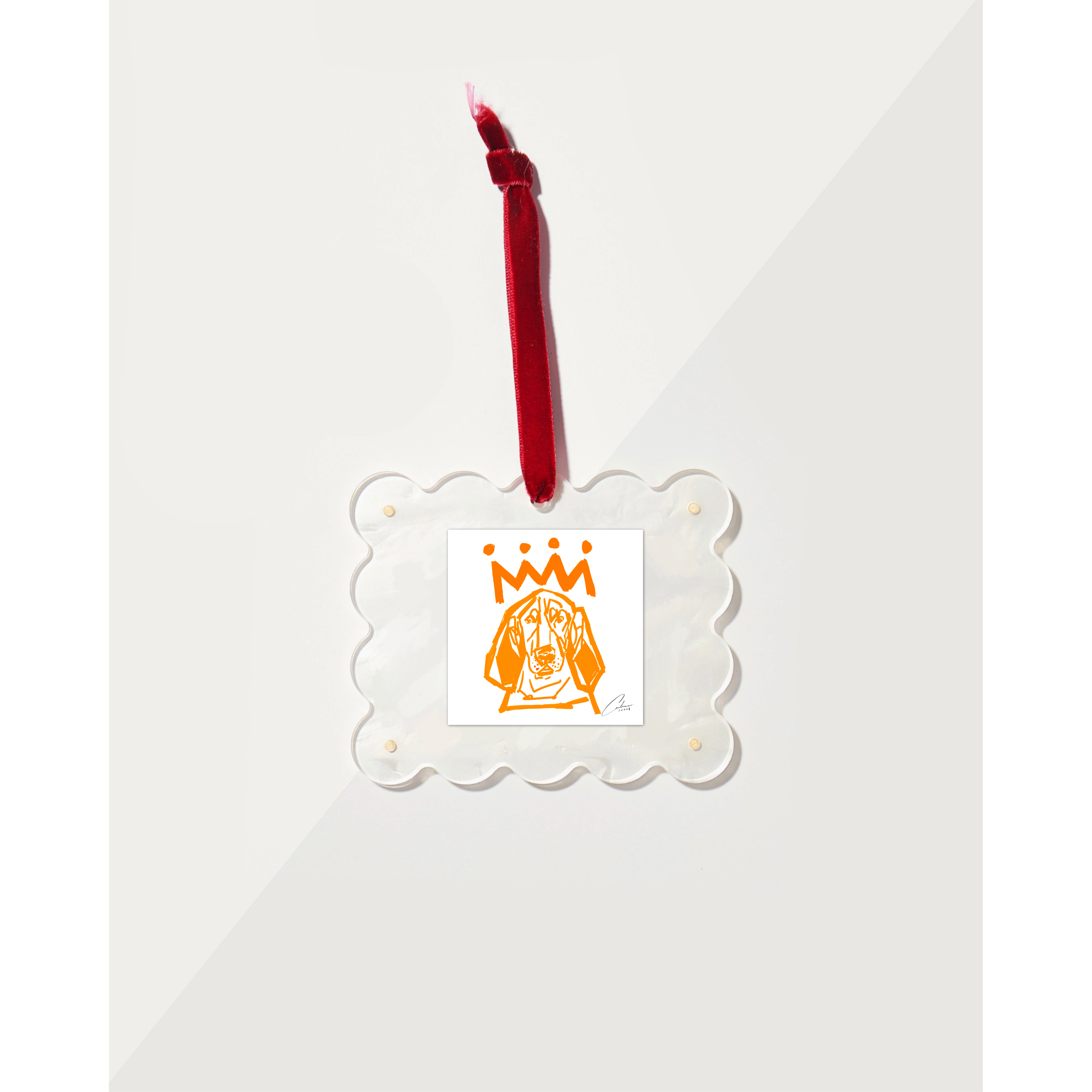Pearl Frame Ornament