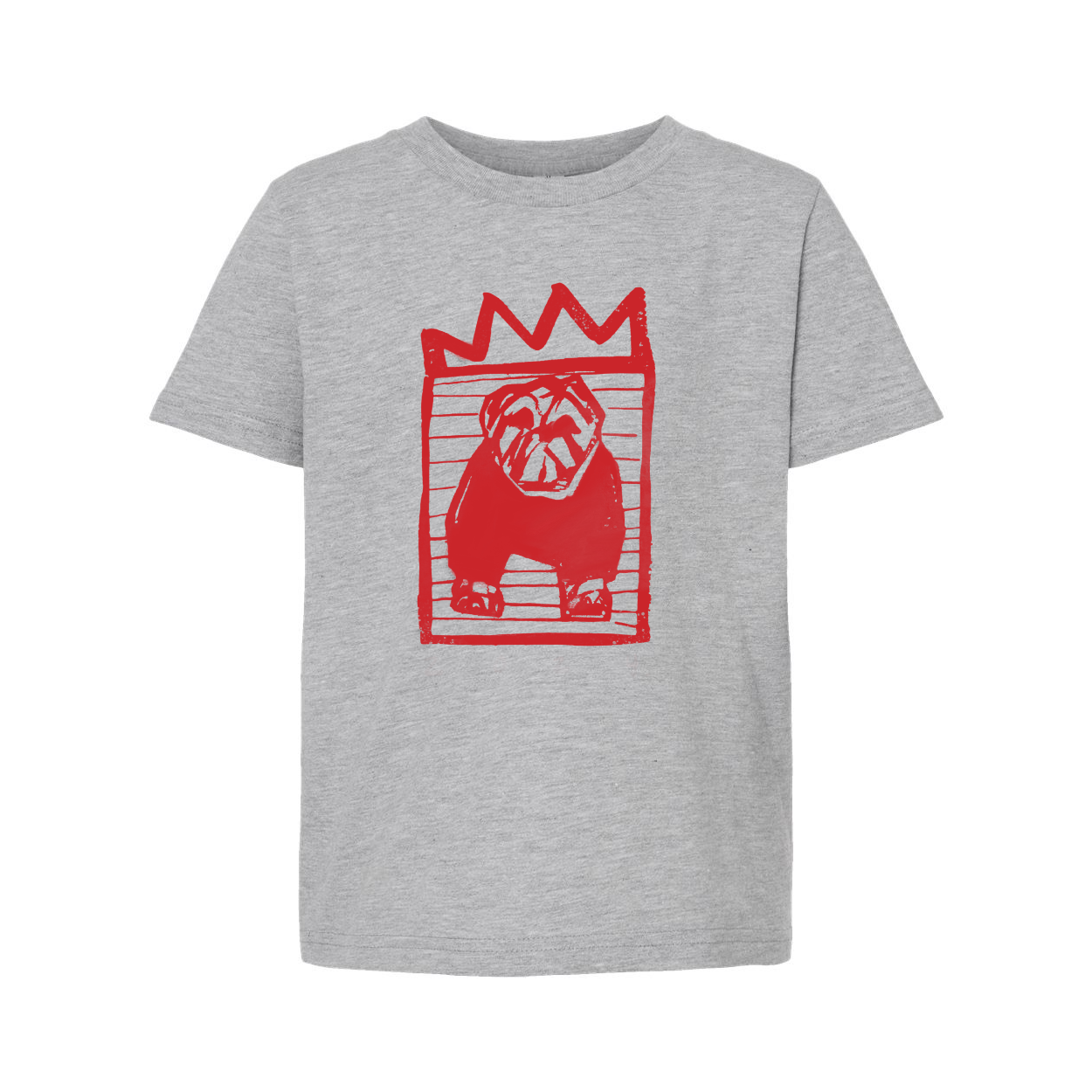 The Youth Red x Black Stripe Bulldog T-shirt