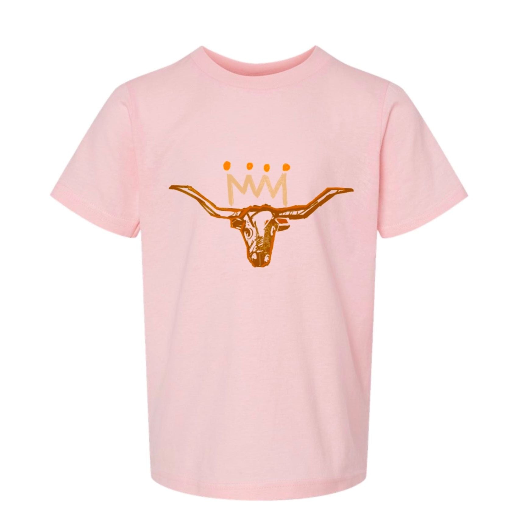 The Youth Burnt Orange x White Longhorn T-Shirt