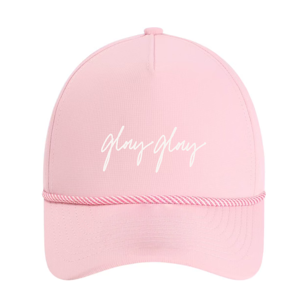 Embroidered Light Pink Glory Glory Rope Hat