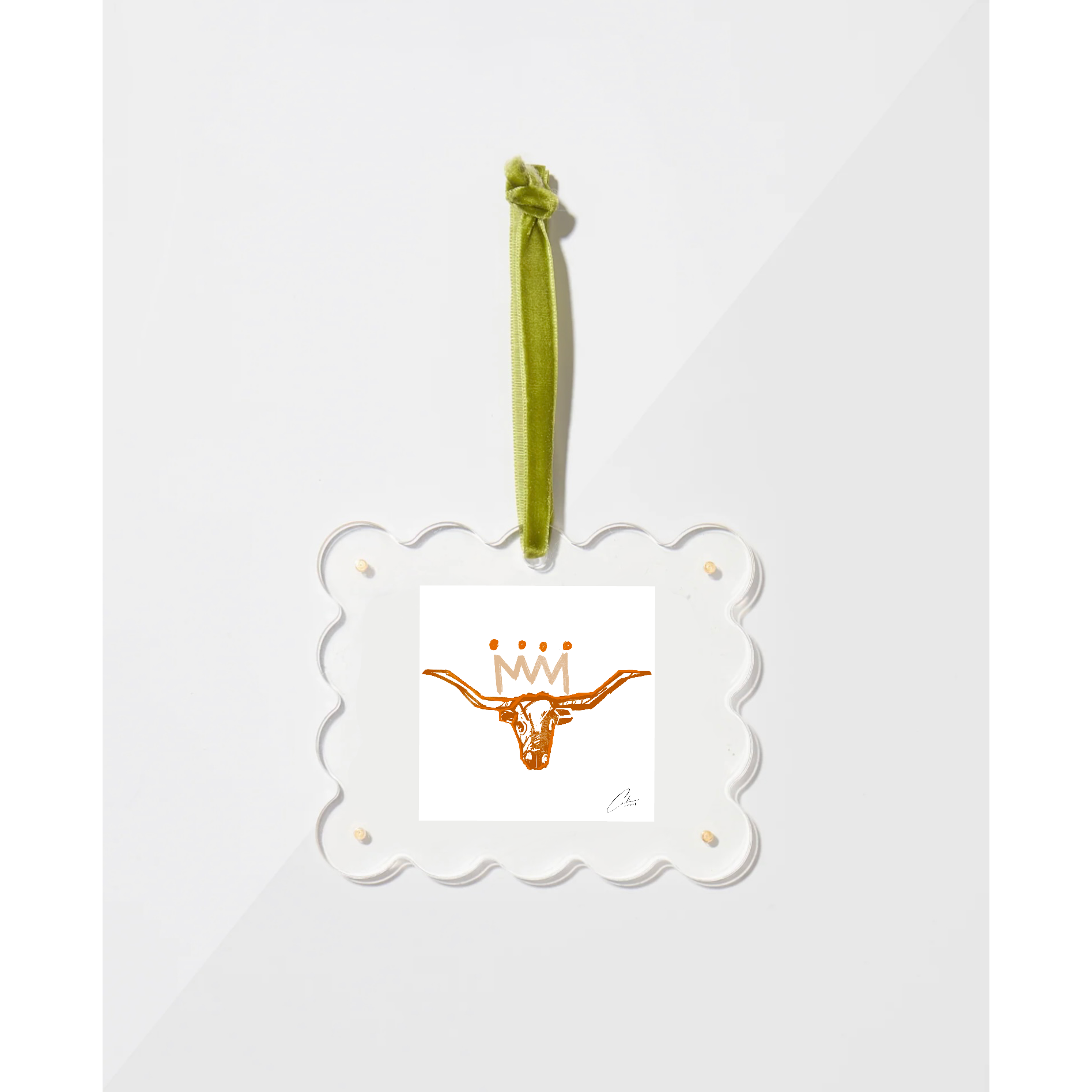 Clear Frame Ornament