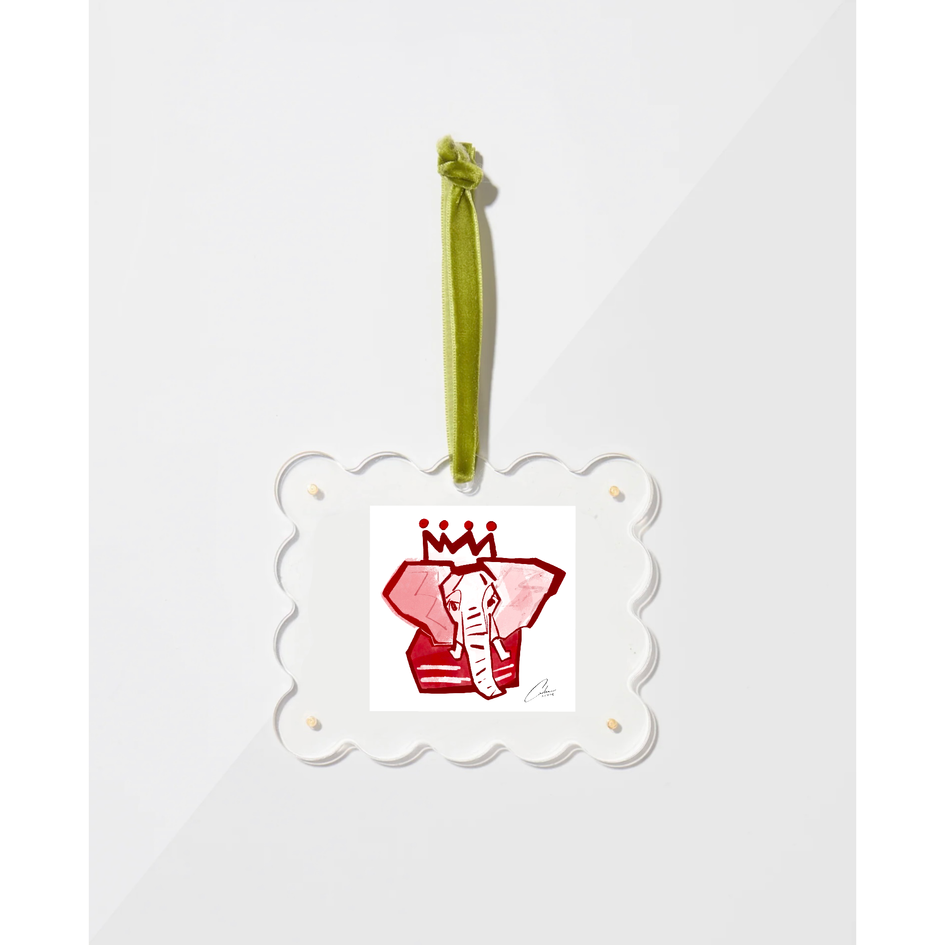 Clear Frame Ornament