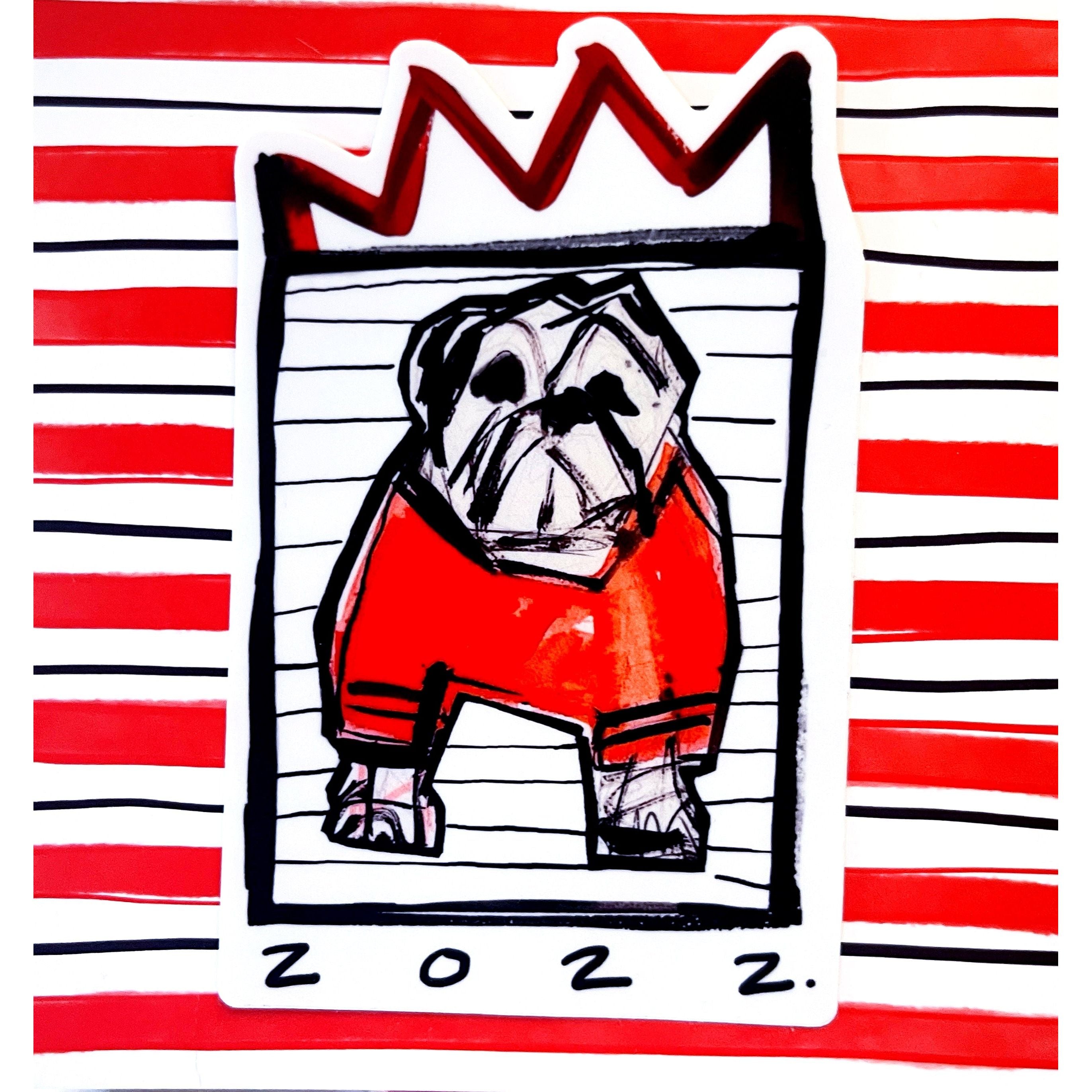 Standing Bulldog Car Decal