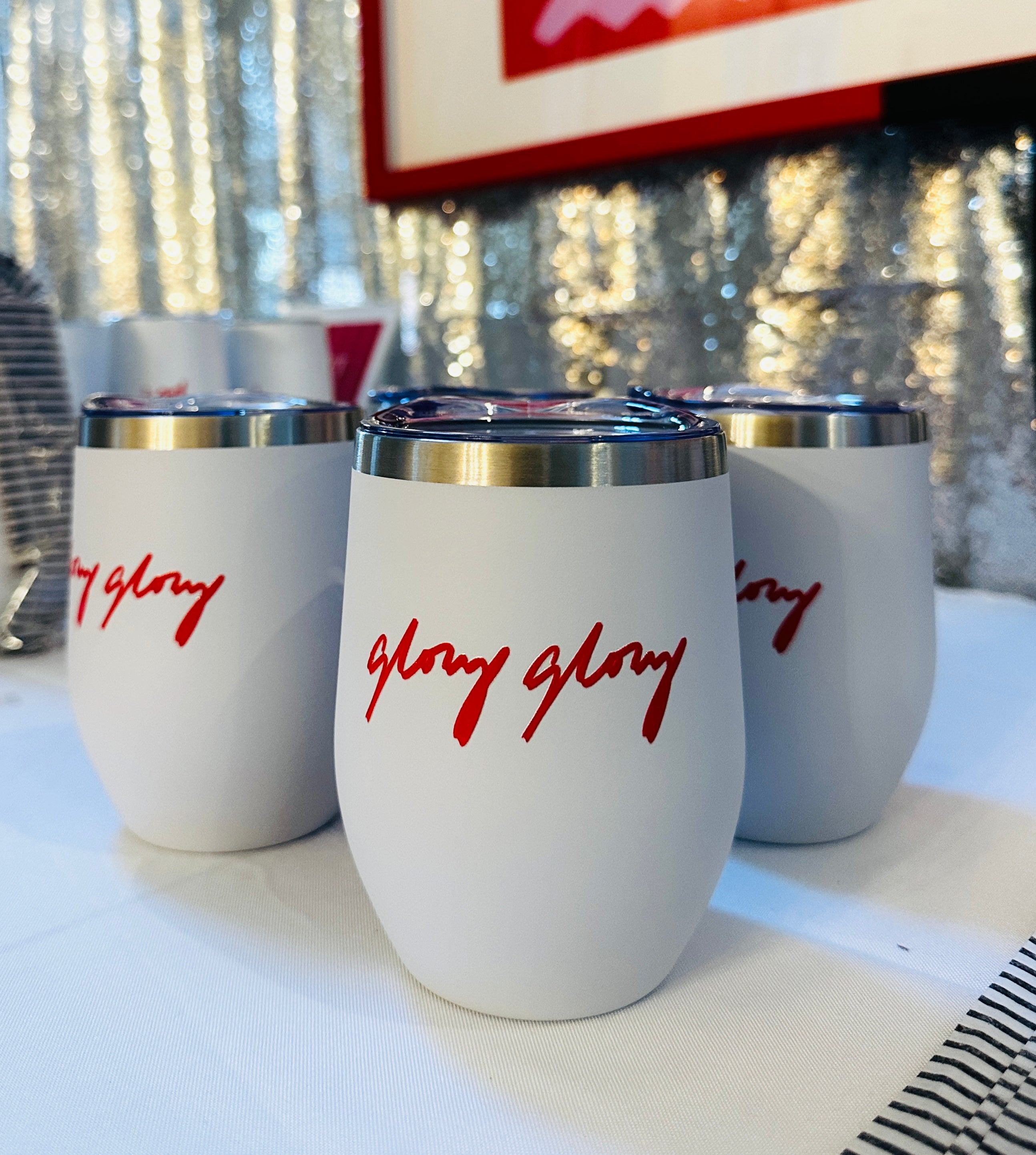 Glory Glory Wine Tumbler