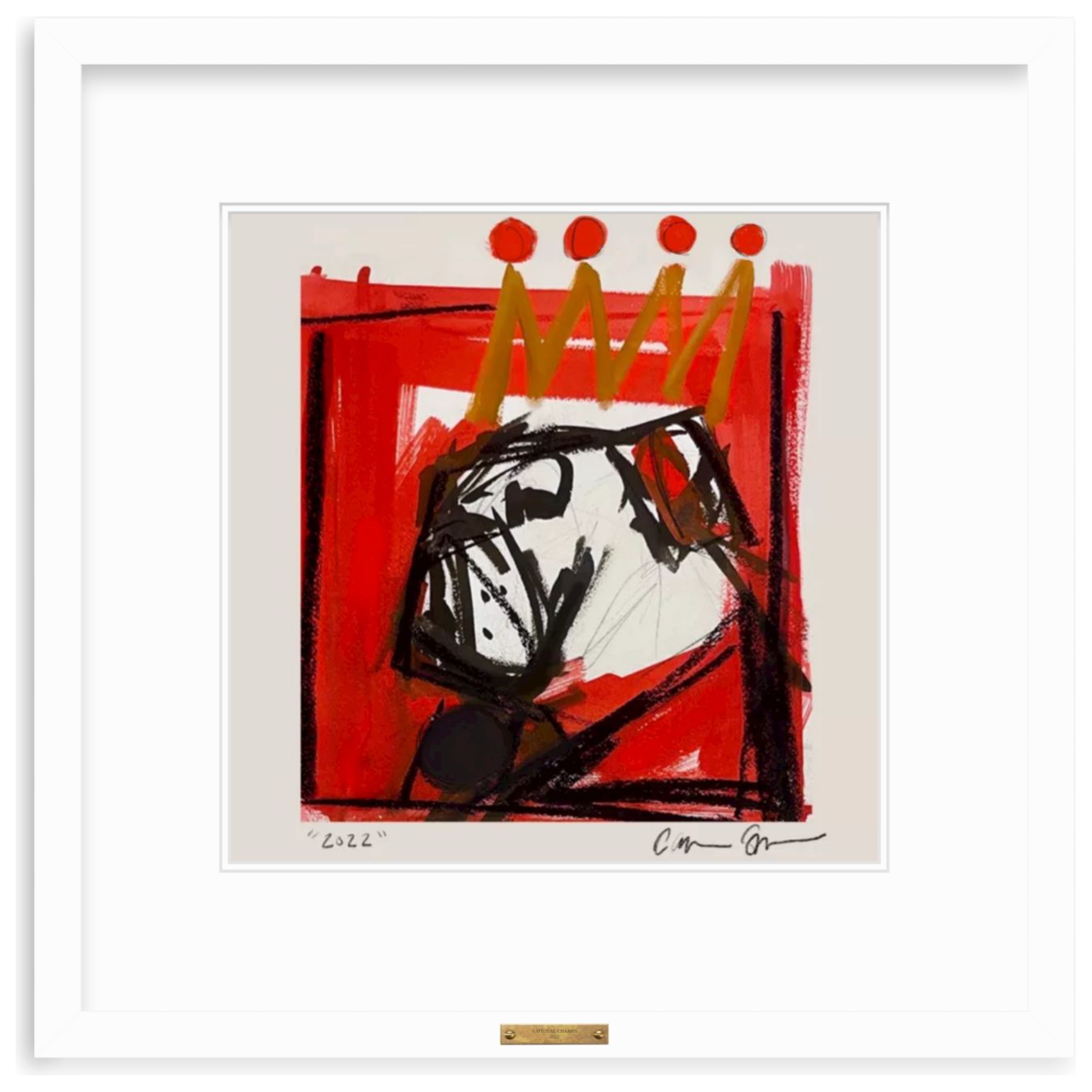 The Champ Framed Fine Art Print