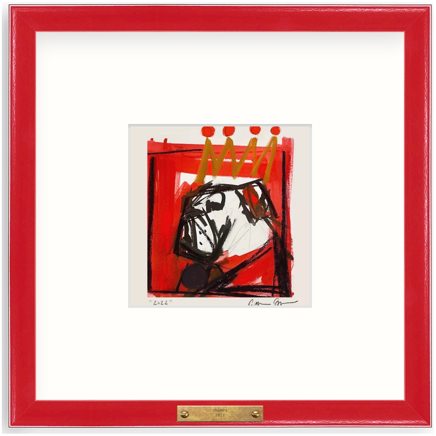 The Champ Framed Fine Art Print