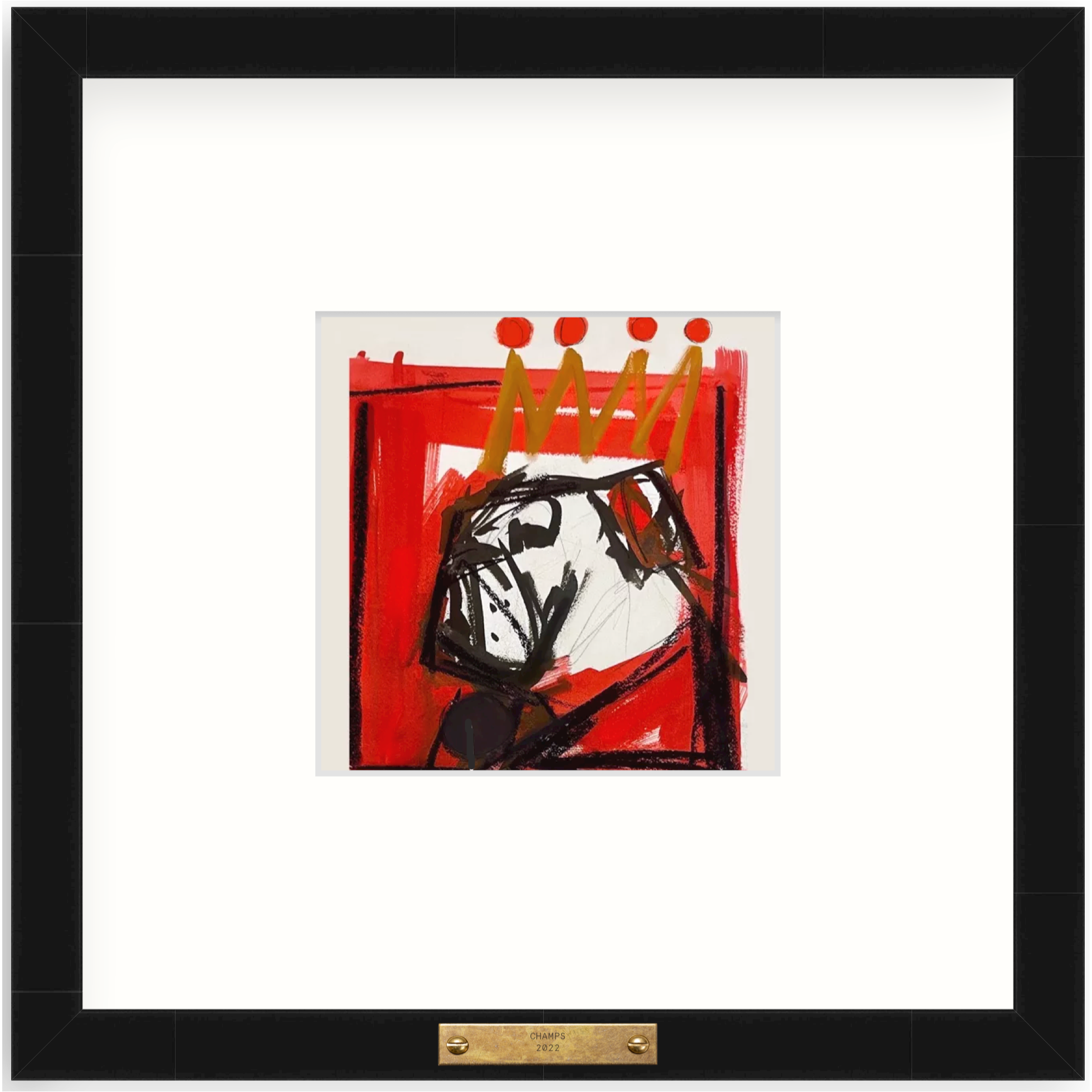 The Champ Framed Fine Art Print