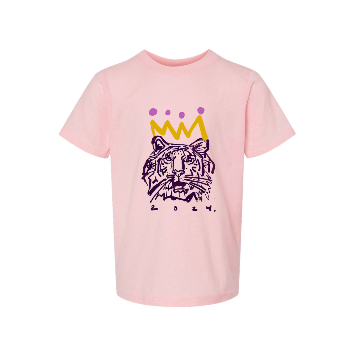 Purple x Gold Tiger Youth T-Shirt