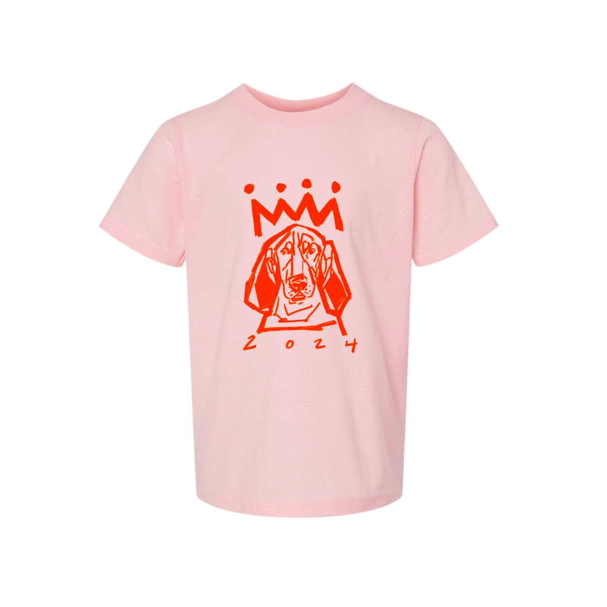 Orange x White Hound Youth T-Shirt