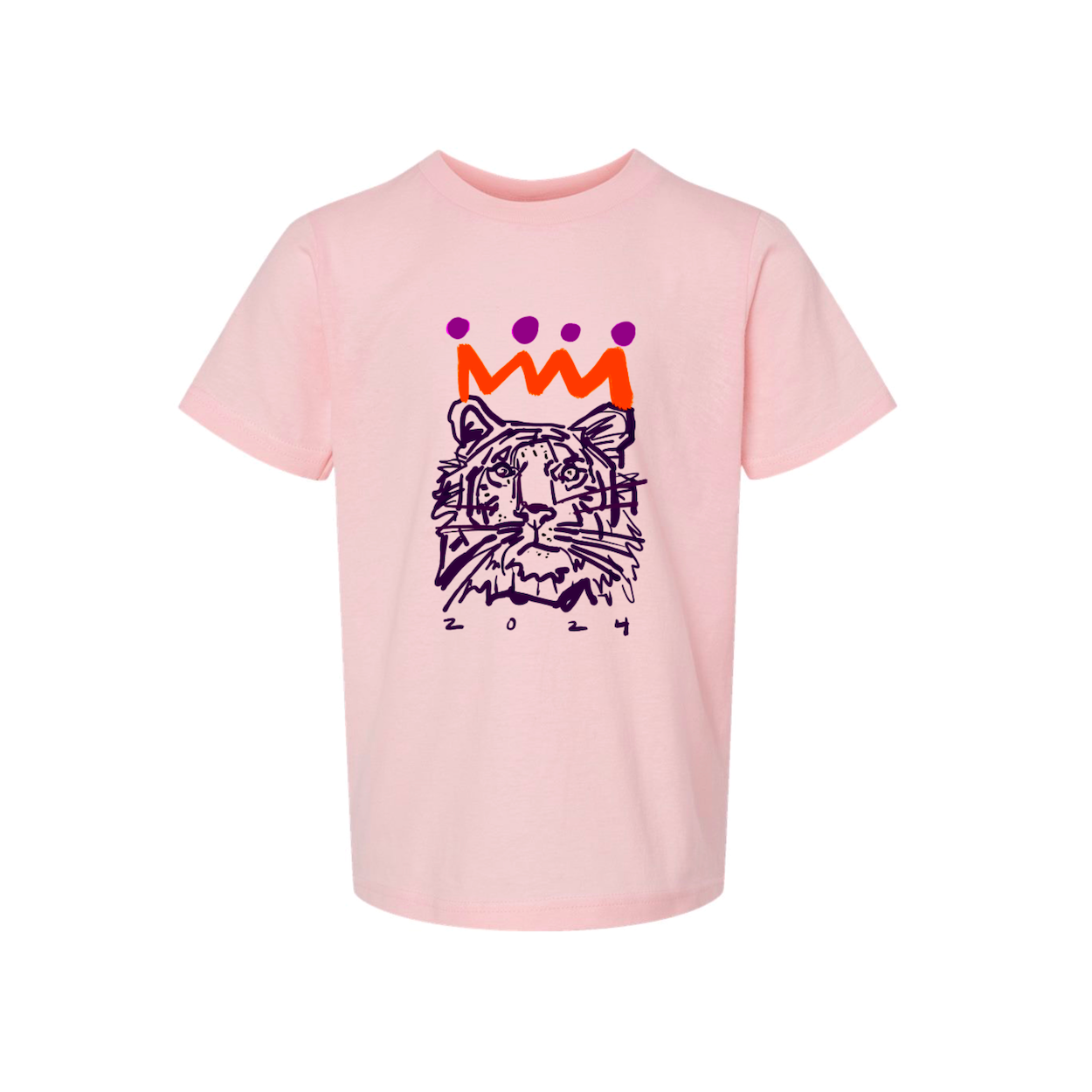 Orange x Purple Tiger Youth T-Shirt