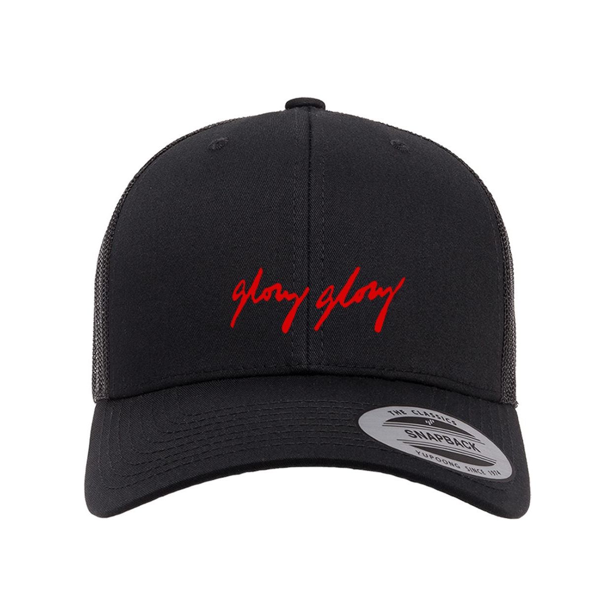 Glory Glory Black Trucker Hat