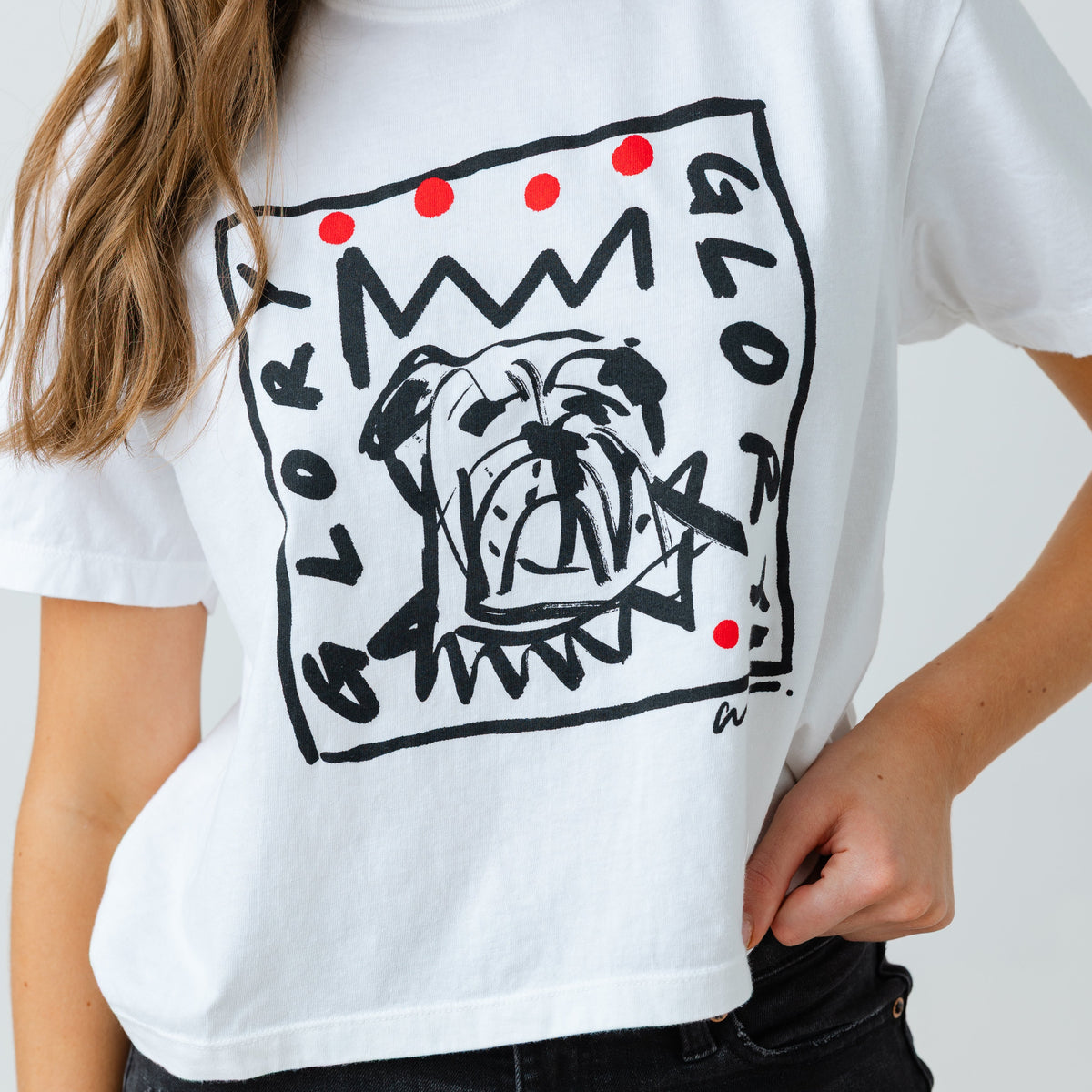 Glory Glory Bulldog Classic Crop