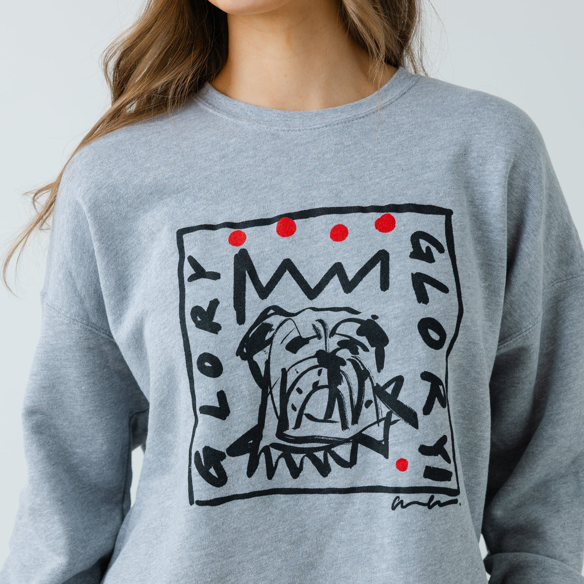Glory Glory Bulldog Adult Sweatshirt