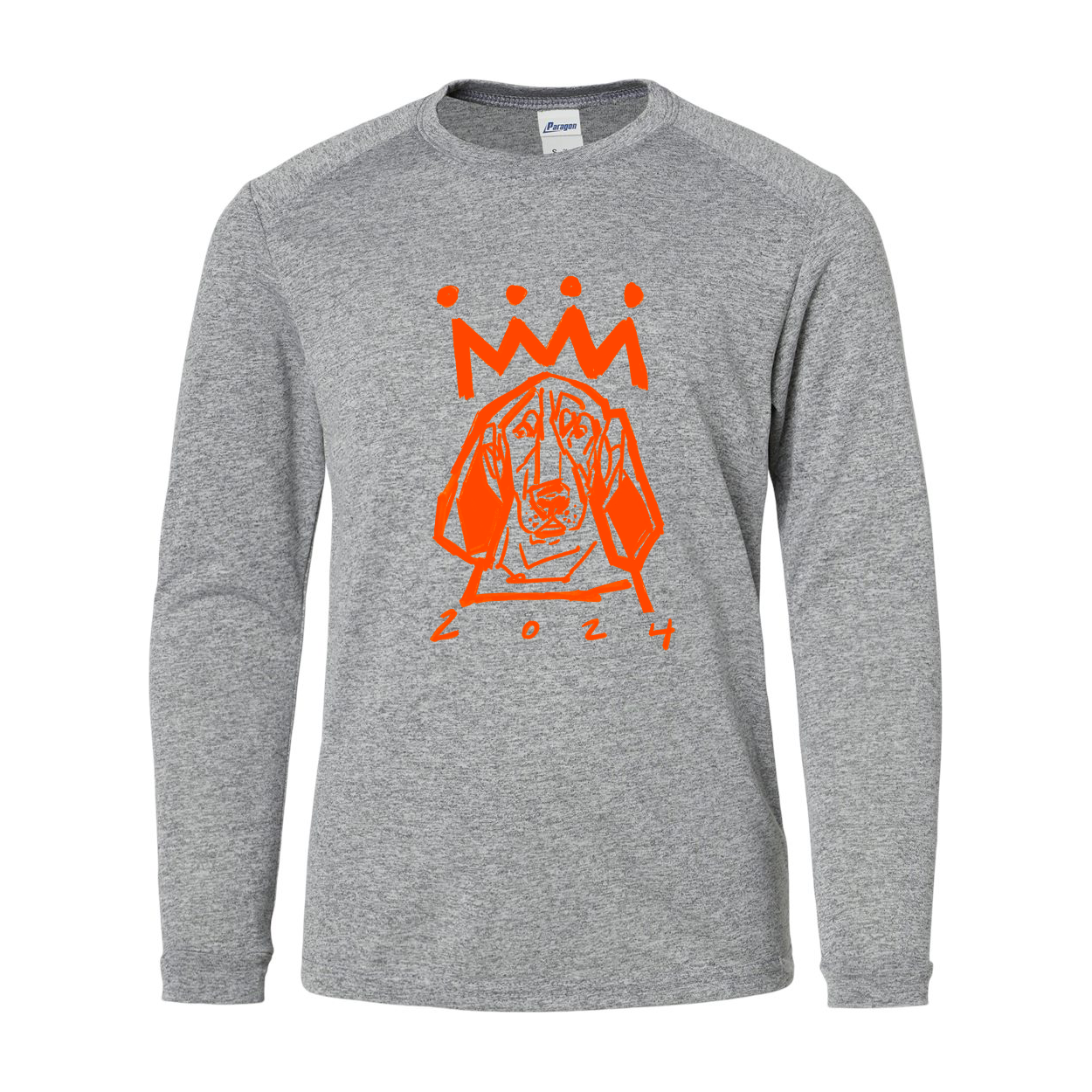 Orange x White Hound Youth UPF Shirt