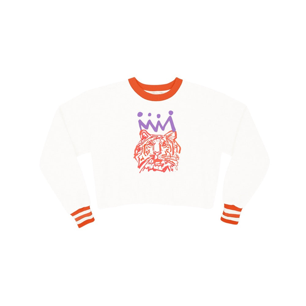 The Orange x Purple Ladies Varsity Sweatshirt