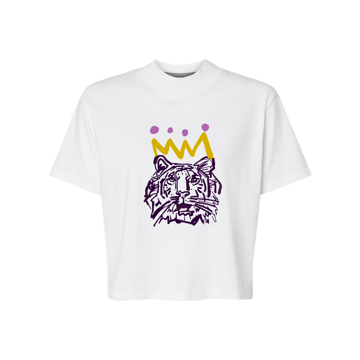 The Purple x Gold Classic Crop