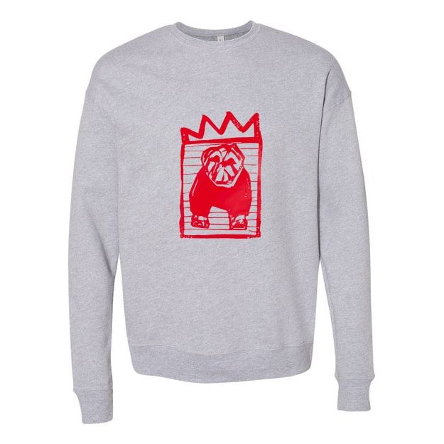 The Red x Black Stripe Adult Sweatshirt