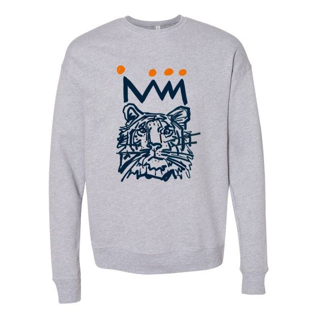 The Navy x Orange Adult Sweatshirt