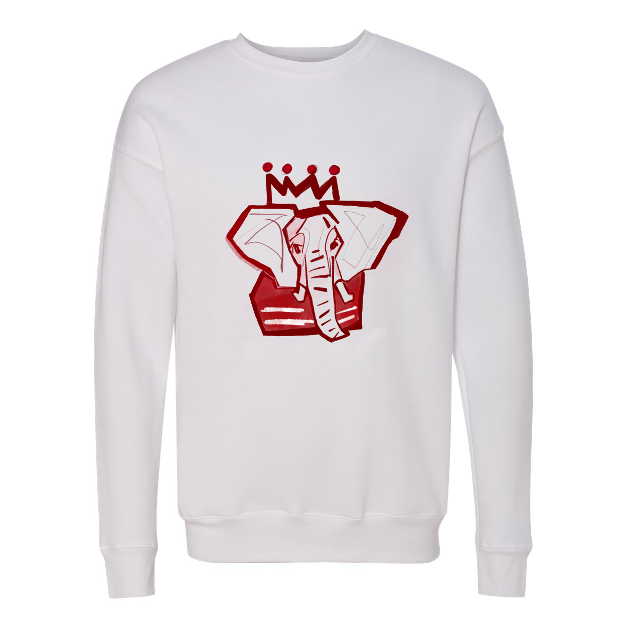 The Crimson x White Adult Sweatshirt