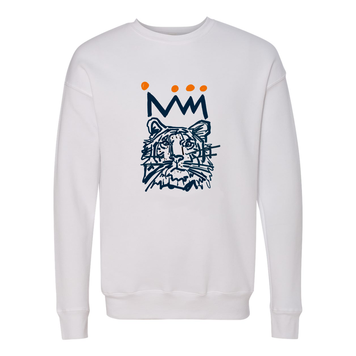 The Navy x Orange Adult Sweatshirt
