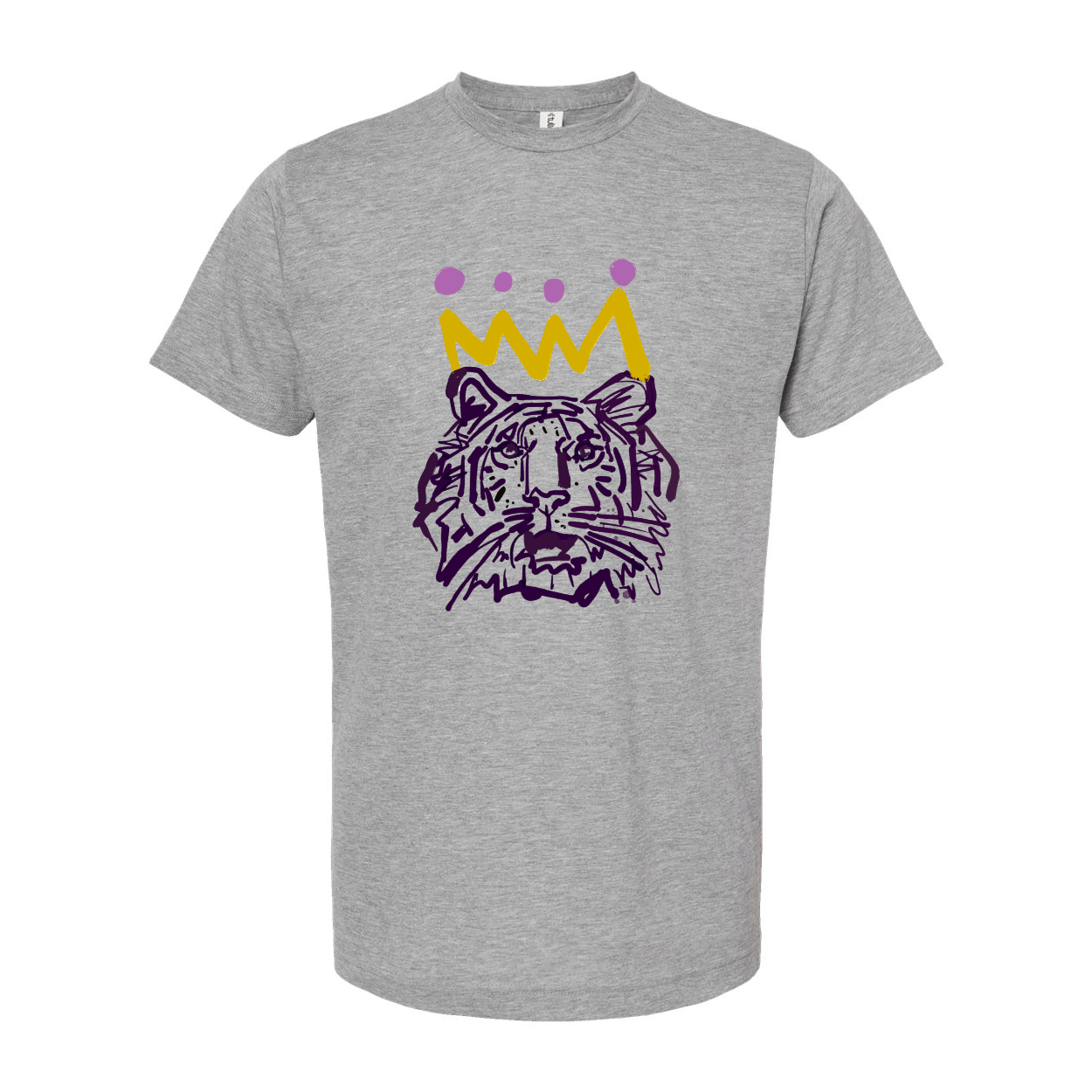 The Youth Purple x Gold Tiger T-shirt