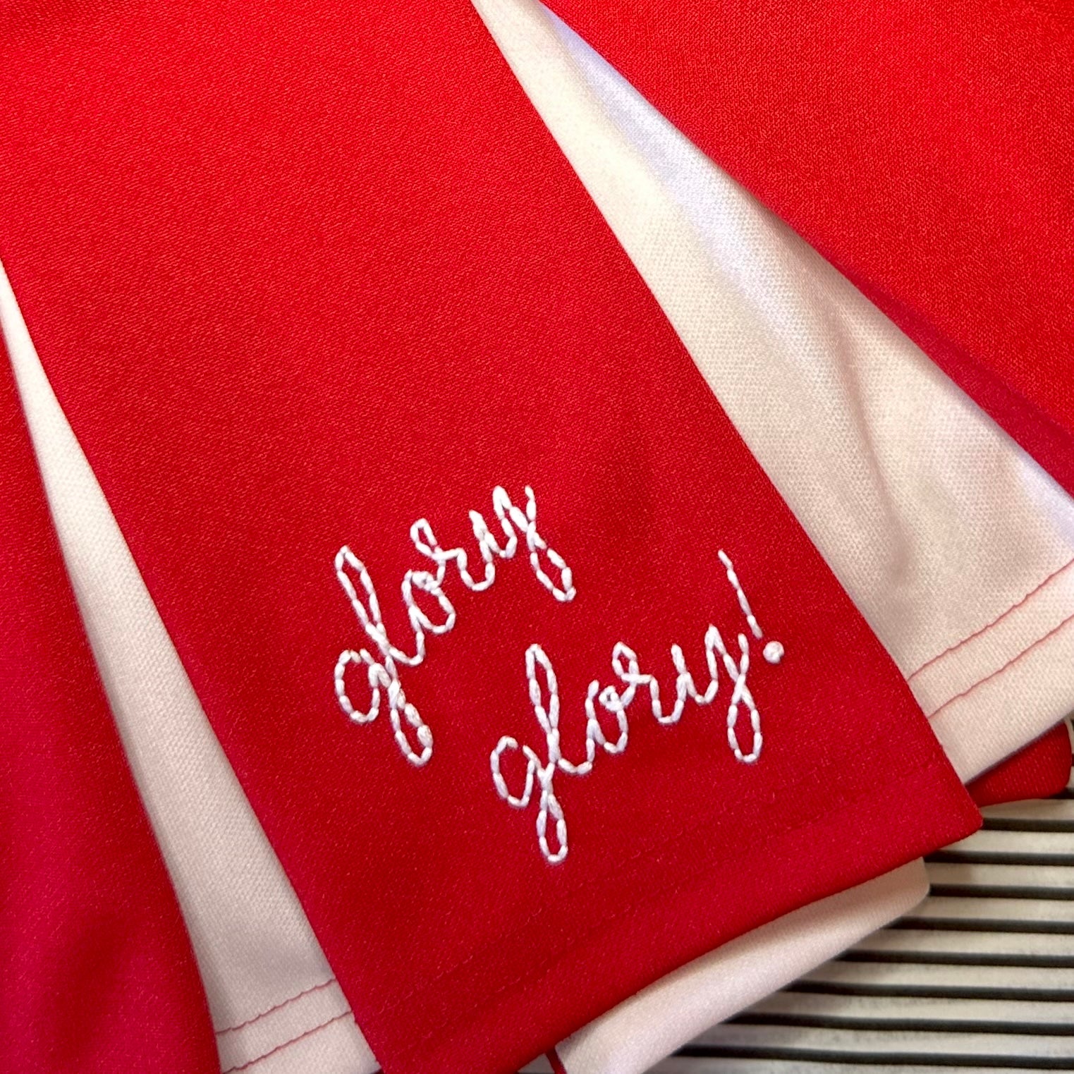 Hand-Embroidered Cheer Skirt