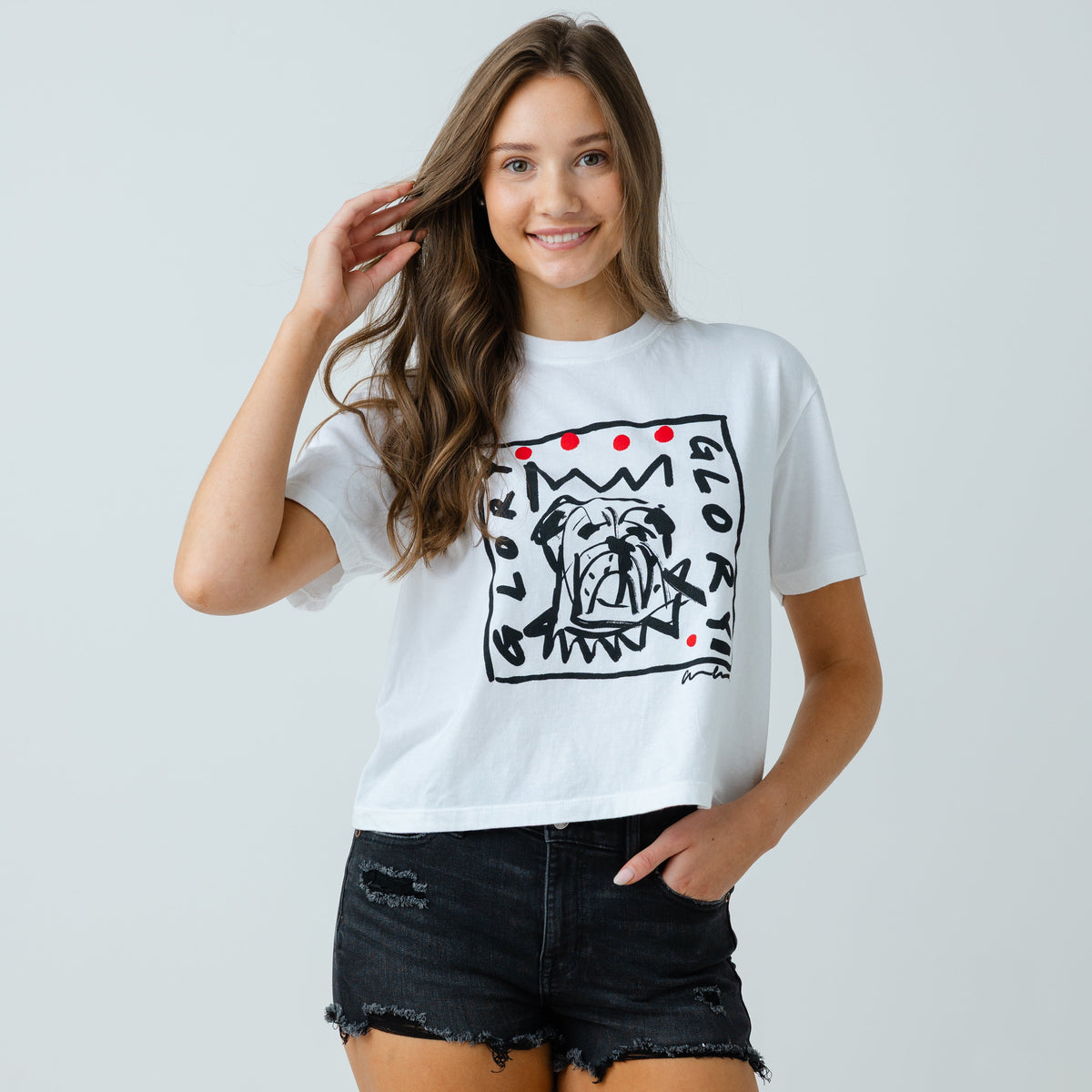 Glory Glory Bulldog Classic Crop