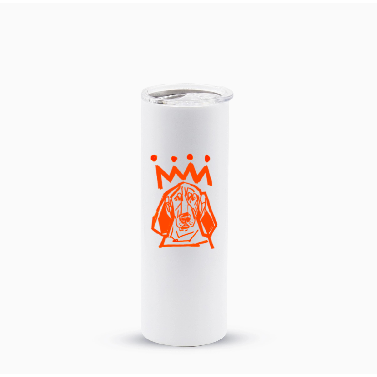 The Orange x White Hound Skinny Travel Mug