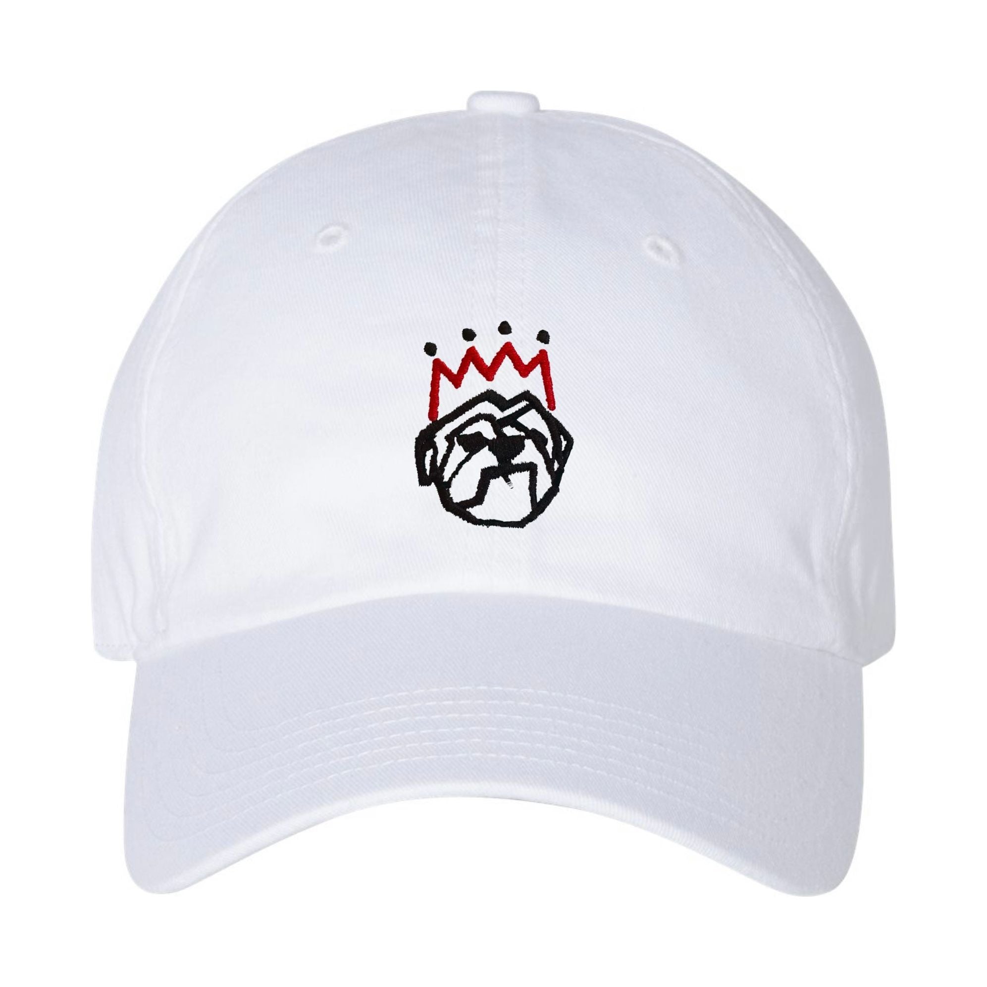 Embroidered Bulldog Hat