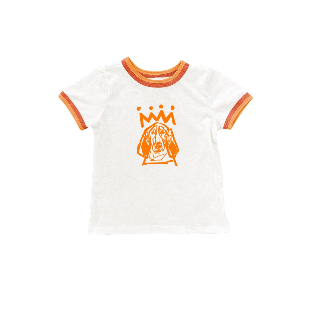 The Youth Orange x White Double Trouble Tee
