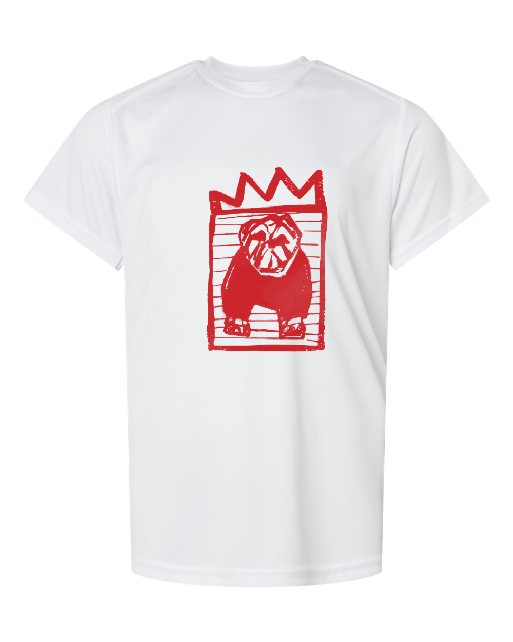 The Red x Black Stripe Adult T-Shirt