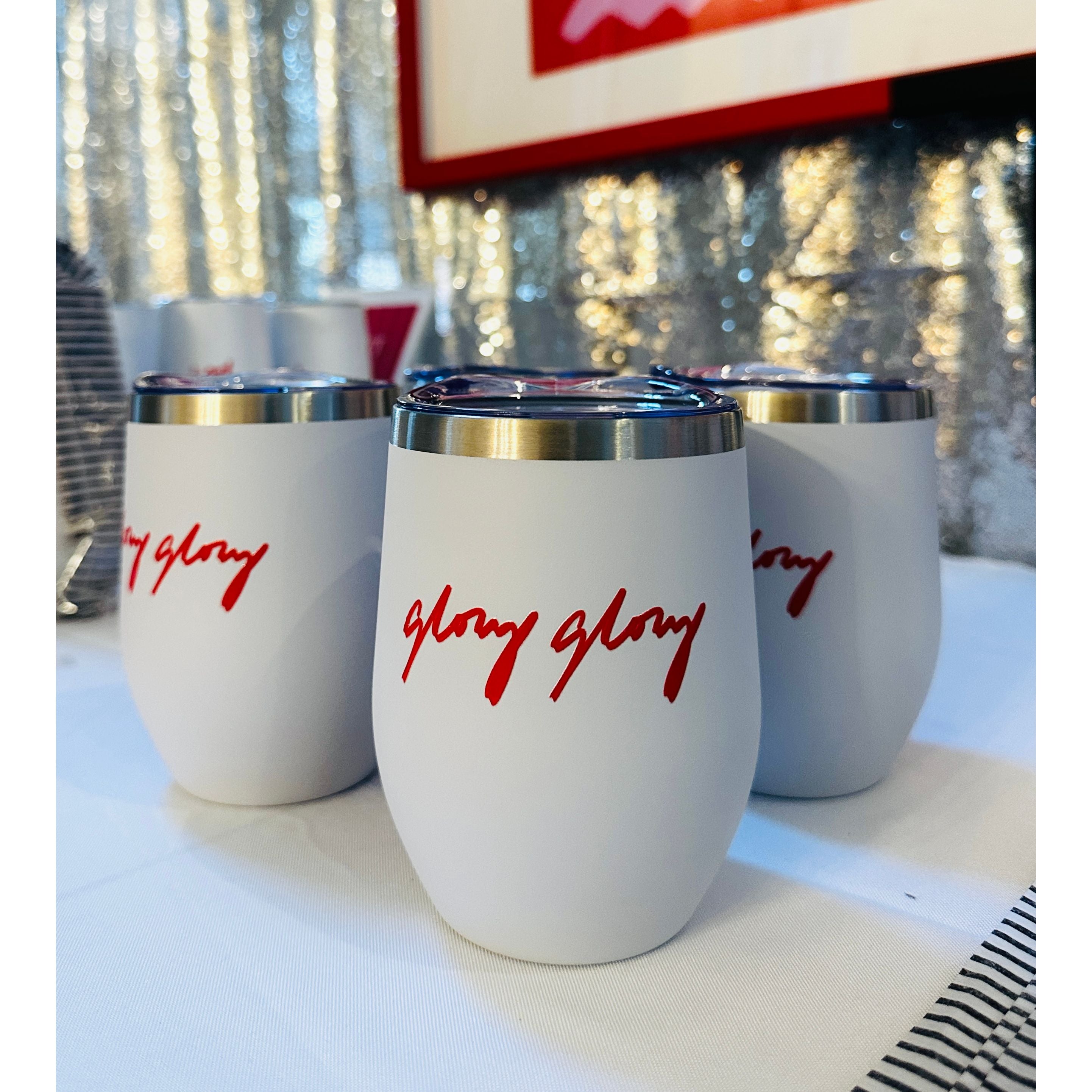 Glory Glory Wine Tumbler