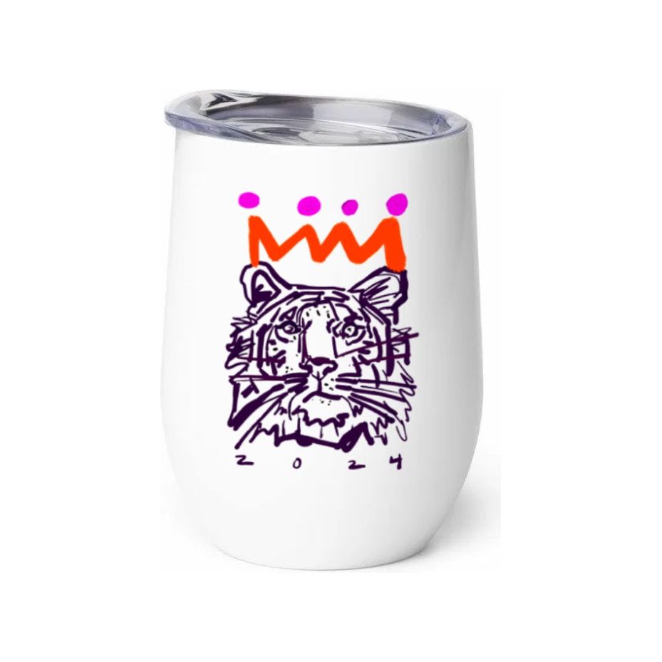 Orange x Purple Tiger 12 oz. Tumbler