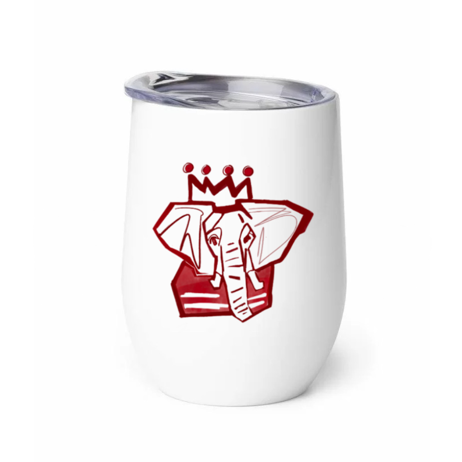 The Crimson x White Elephant 12 oz. Tumbler