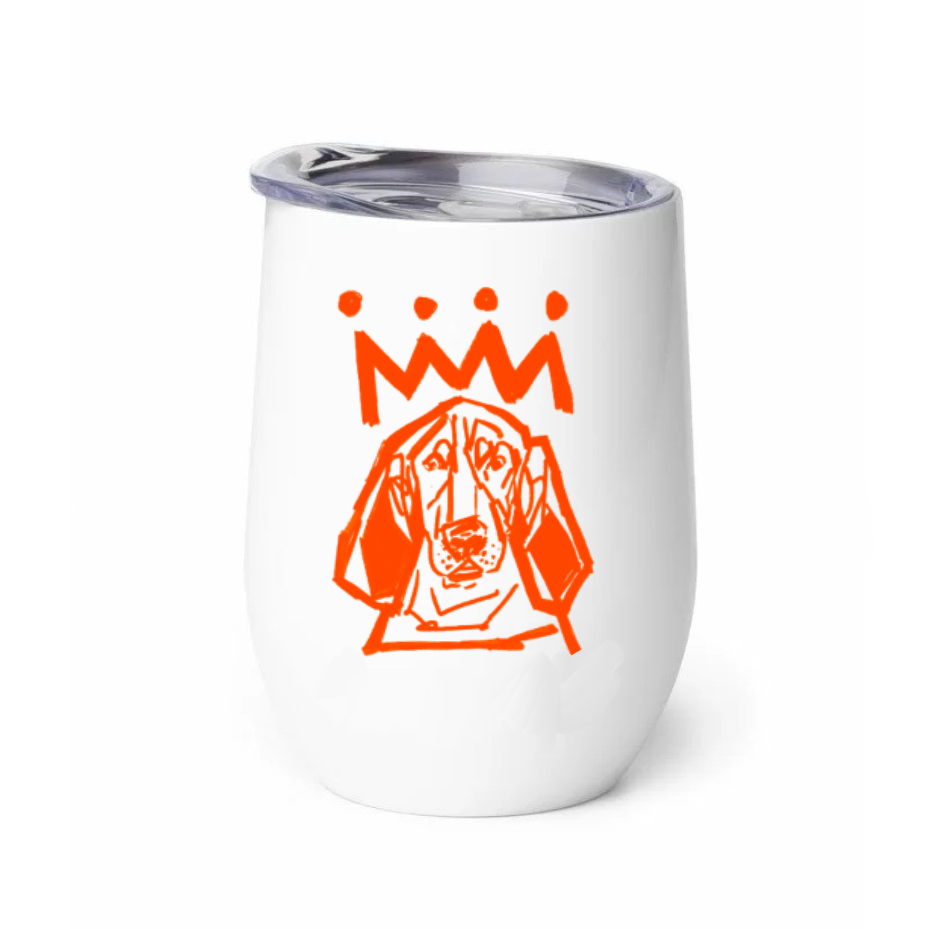 The Orange x White Hound 12 oz. Tumbler