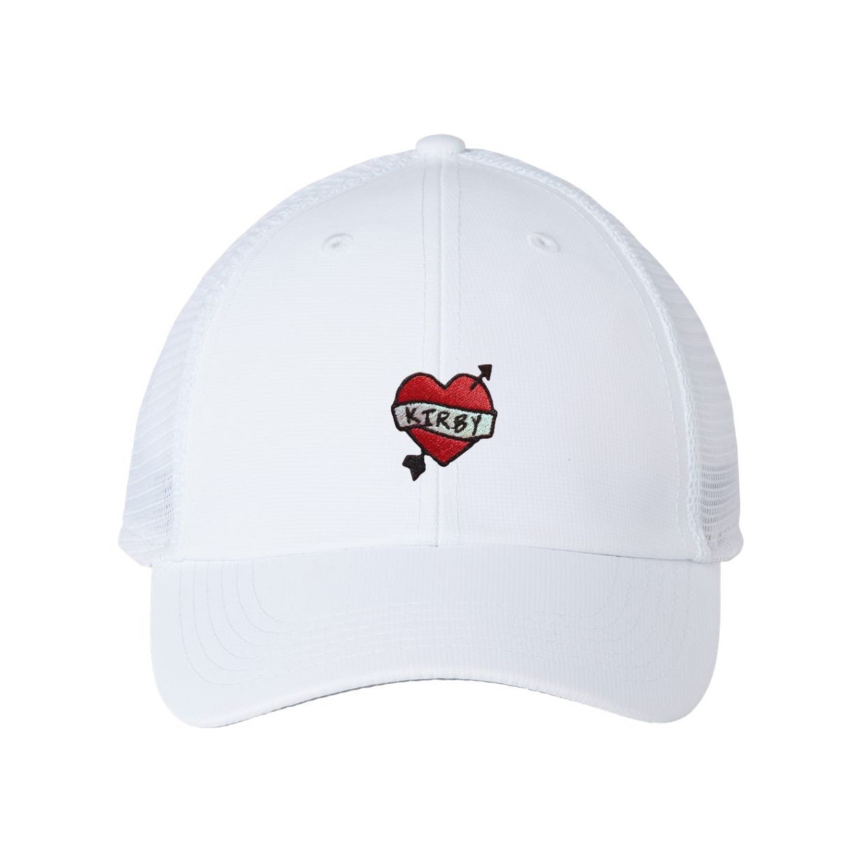 White Kirby Trucker Hat