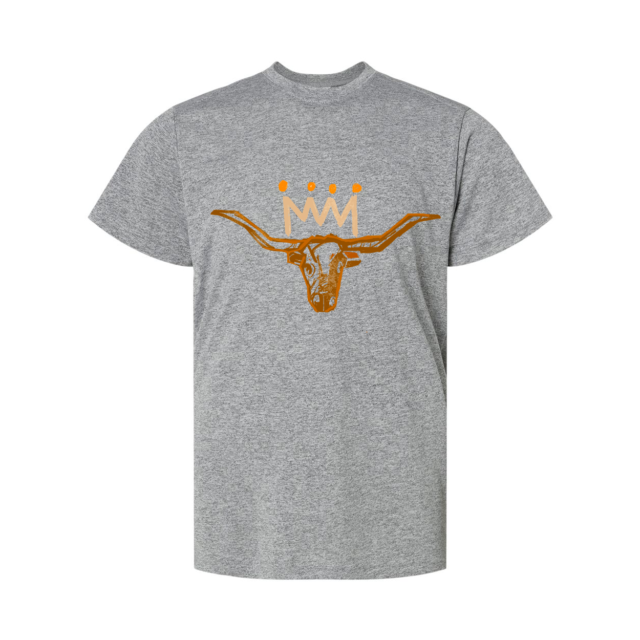 The Youth Burnt Orange x White Longhorn UPF Short Sleeve Shirt