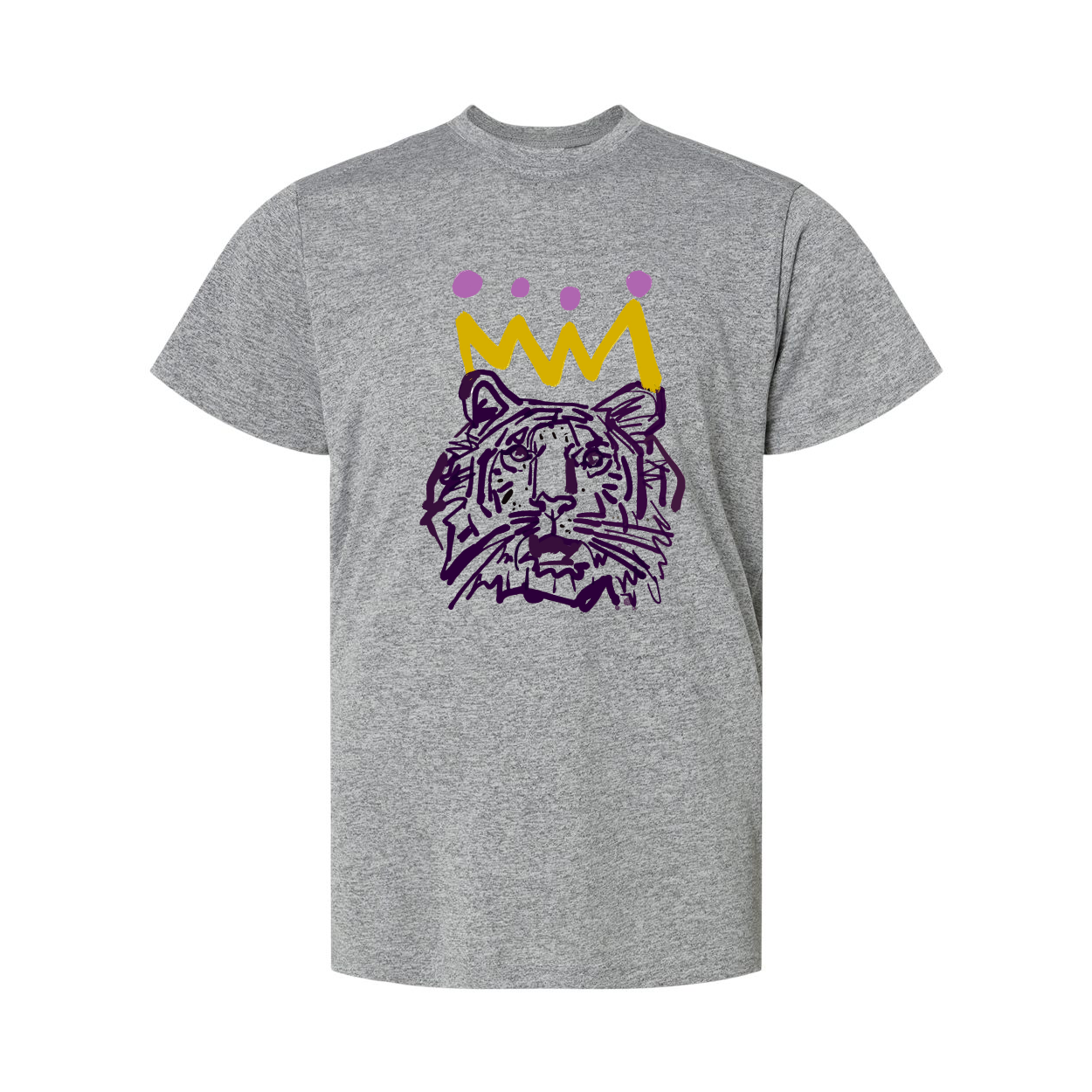The Youth Purple x Gold TIger UPF Short Sleeve Shirt