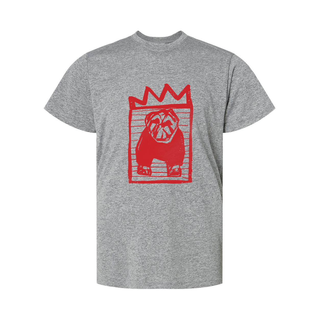 The Youth Red x Black Striped Bulldog UPF Short Sleeve Shirt