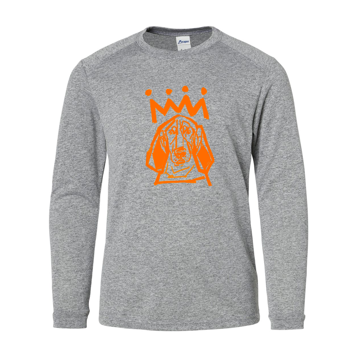 The Youth Orange and White Hound UPF Shirt