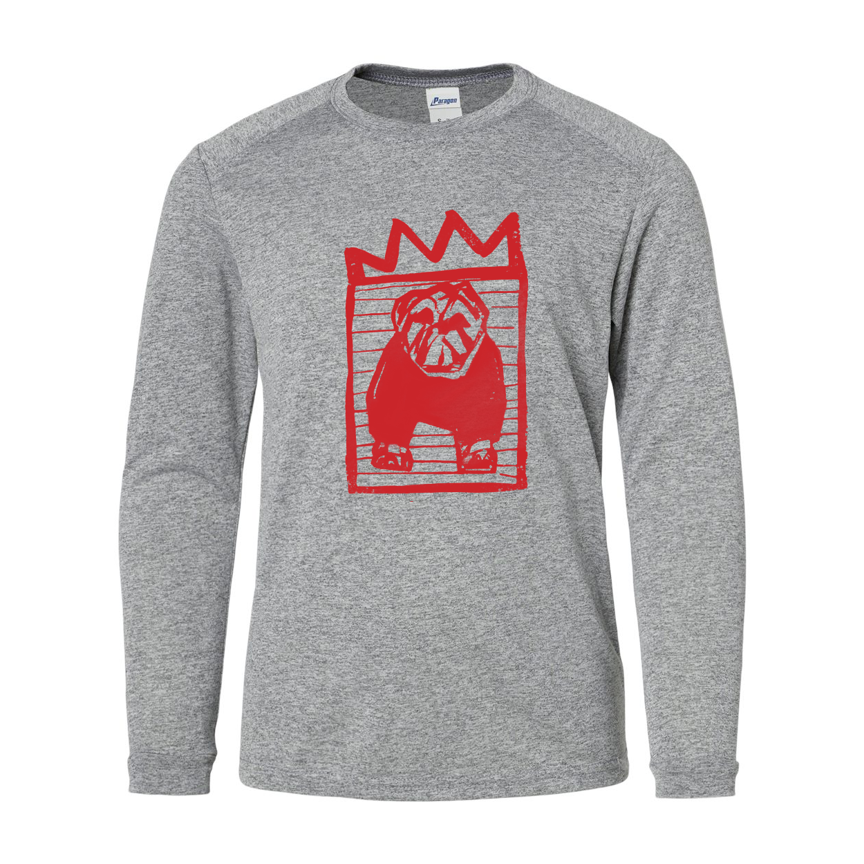 The Youth Red x Black Striped Bulldog UPF Shirt