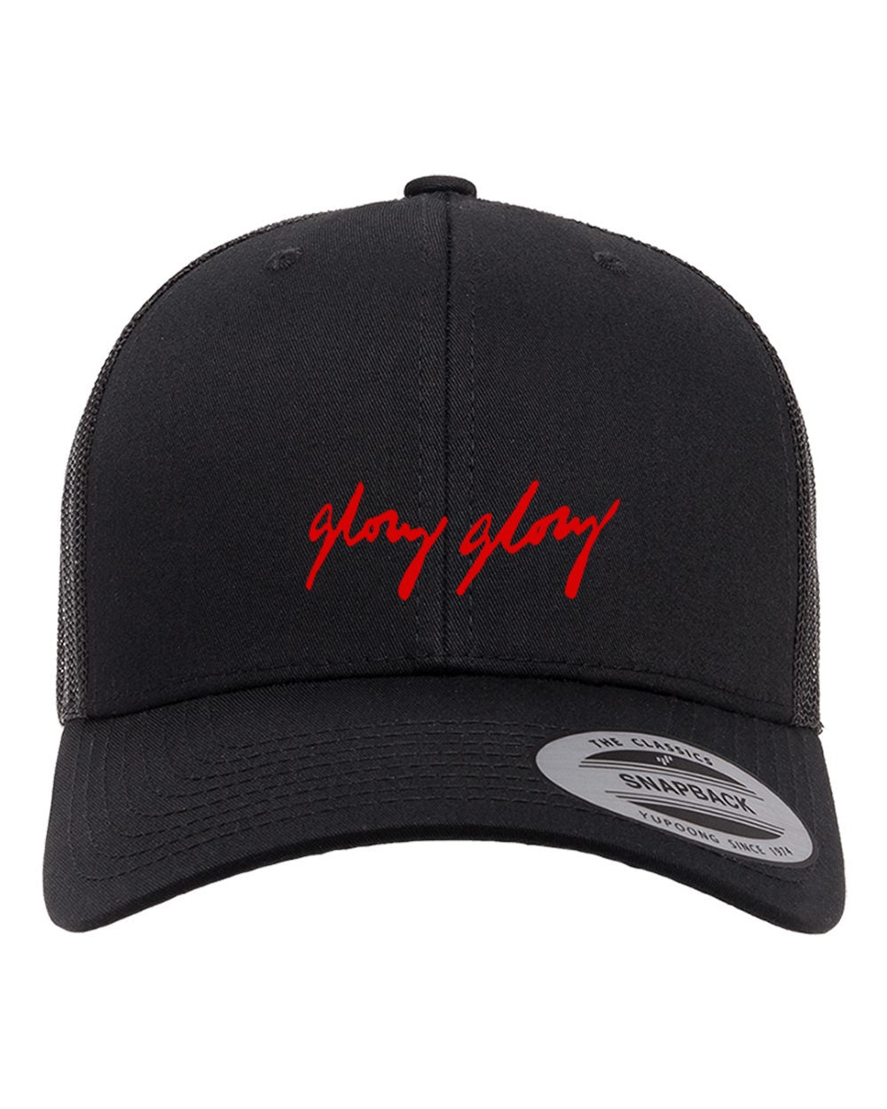 Glory Glory Black Trucker Hat