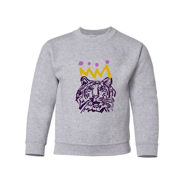 The Purple x Gold Tiger Youth Sweatshirt