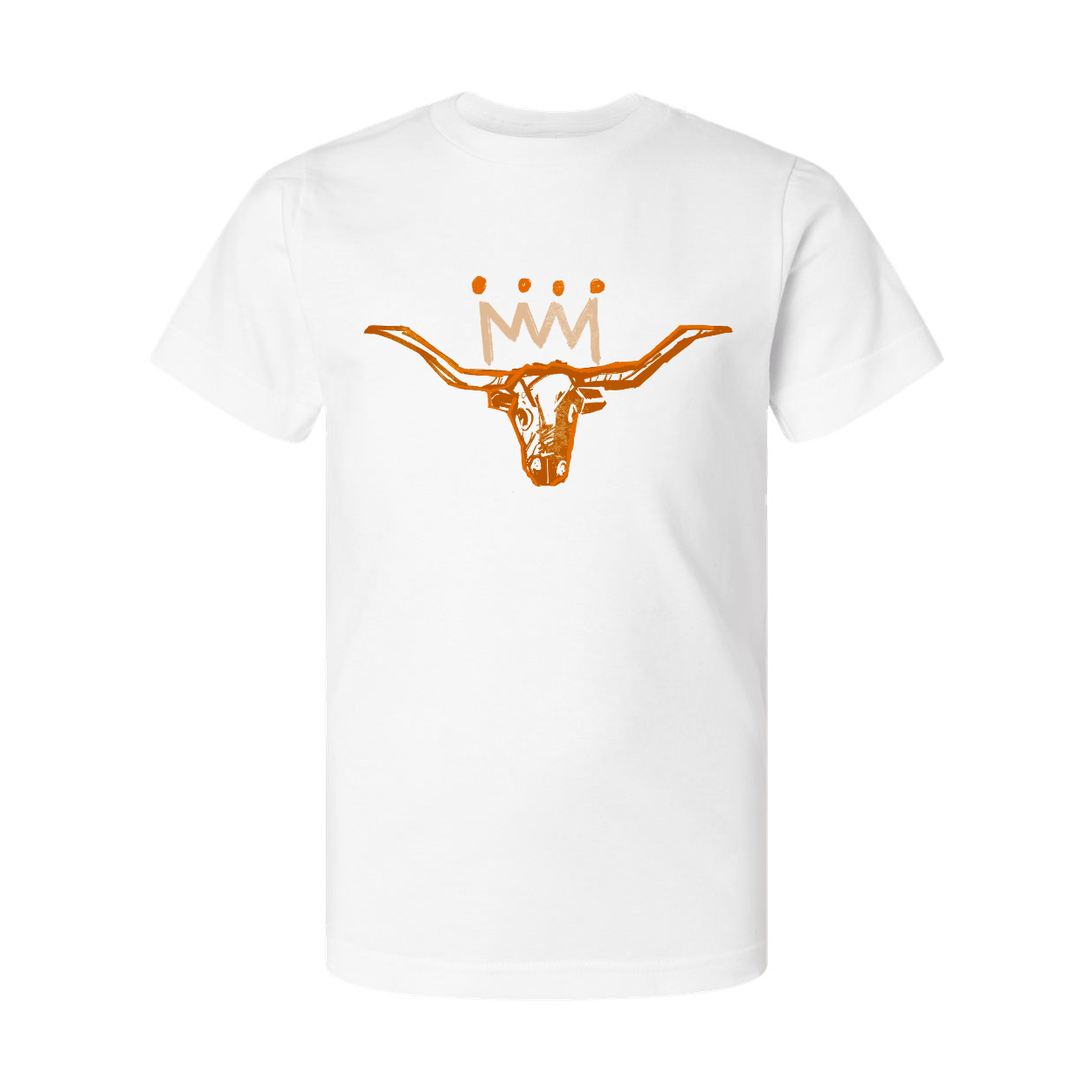 The Youth Burnt Orange x White Longhorn T-Shirt