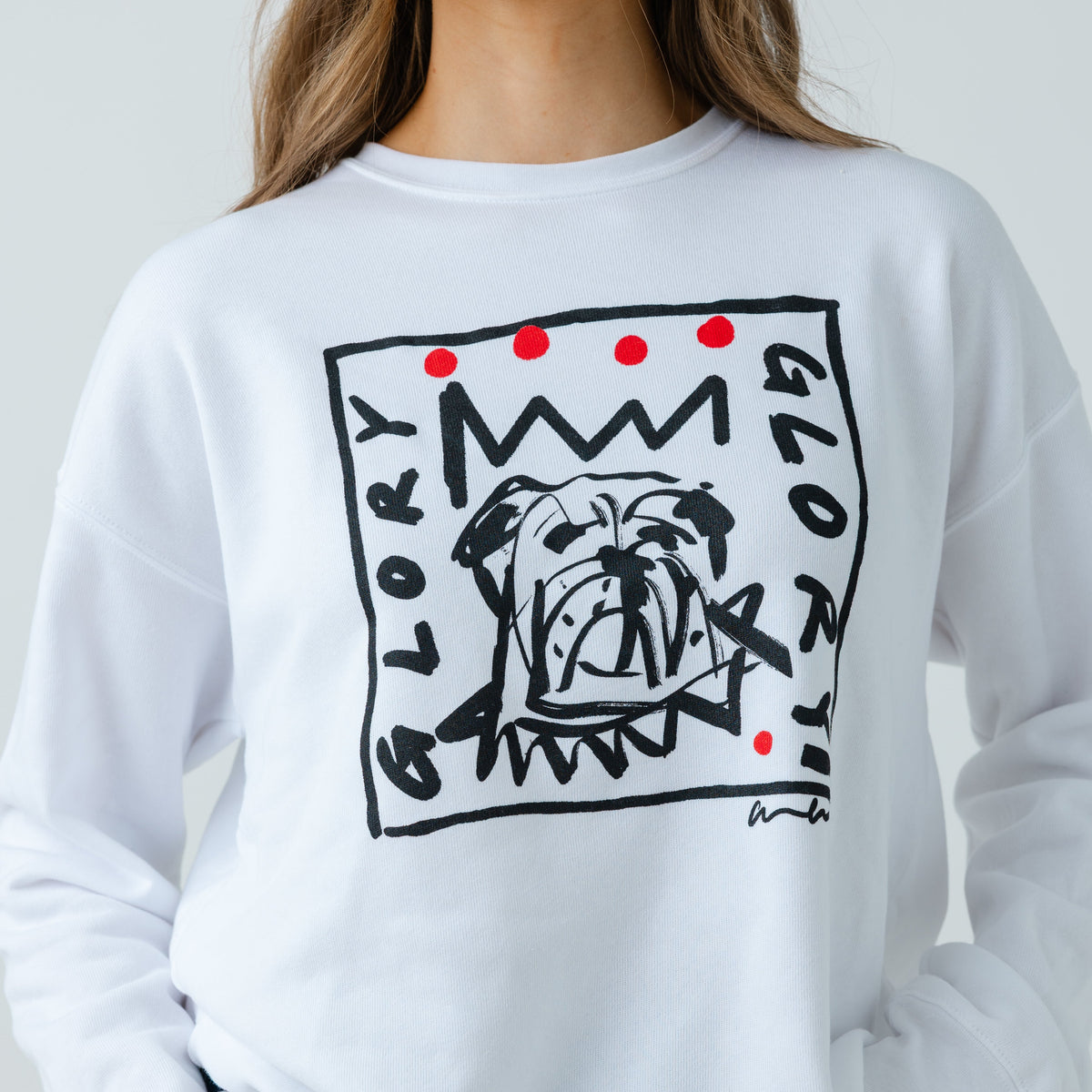 Glory Glory Bulldog Adult Sweatshirt
