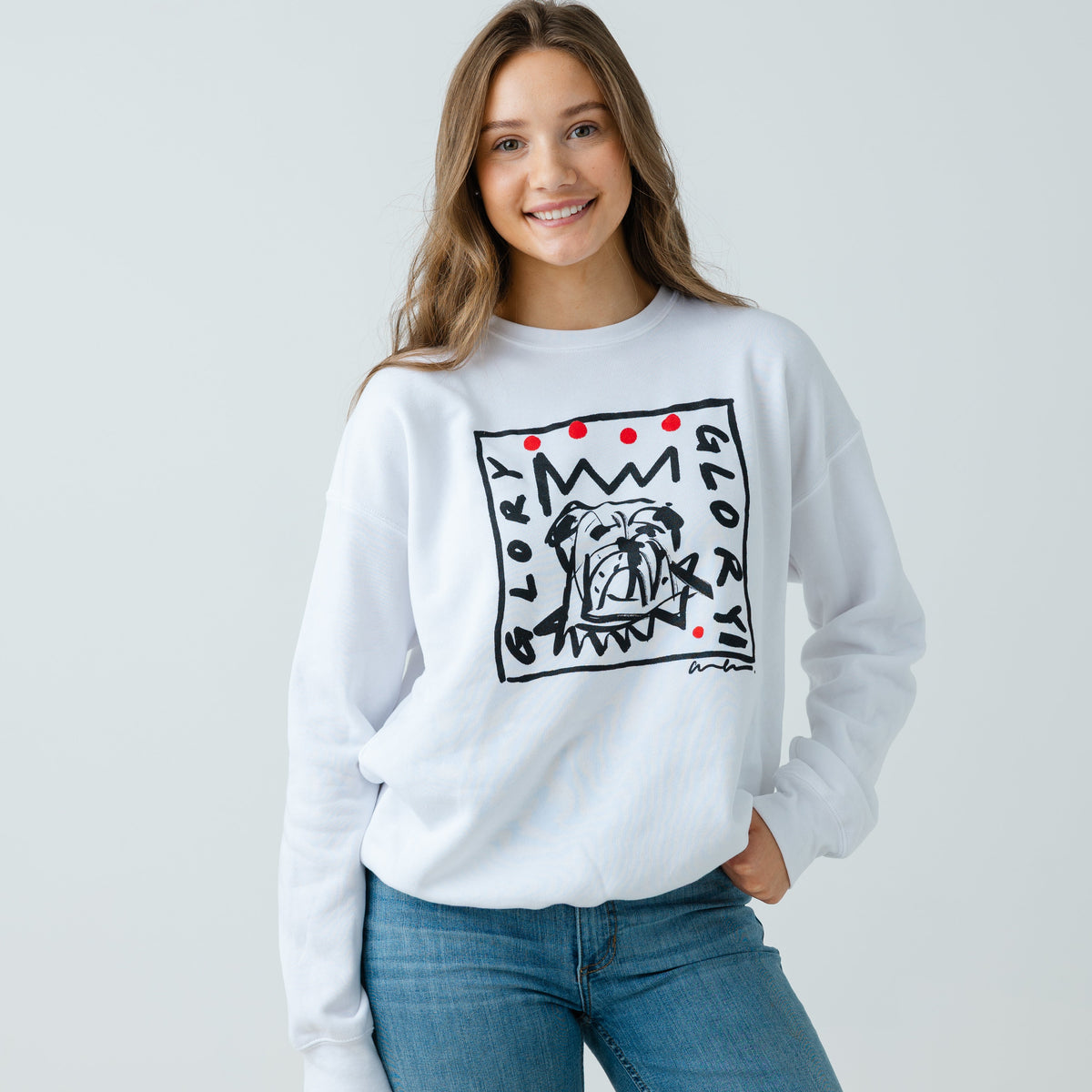 Glory Glory Bulldog Adult Sweatshirt