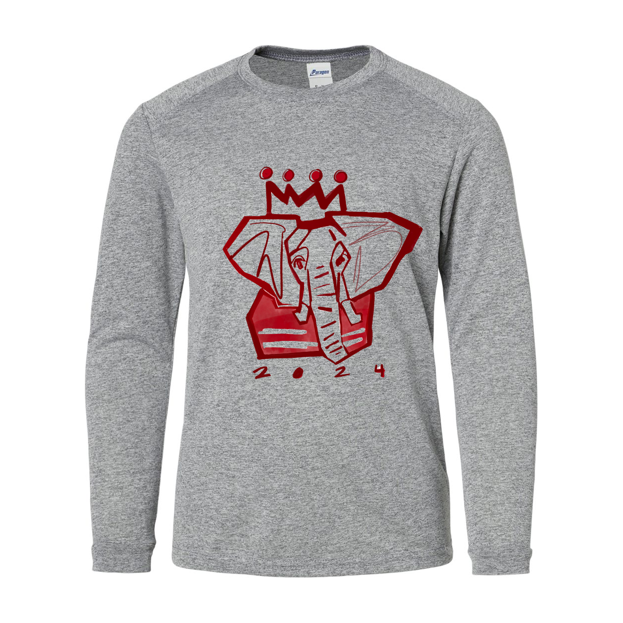 Crimson x White Elephant Youth UPF Shirt